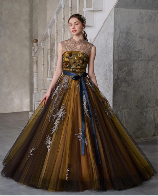 マスタードオレリー｜カラードレス｜ブライダルハウスTUTU