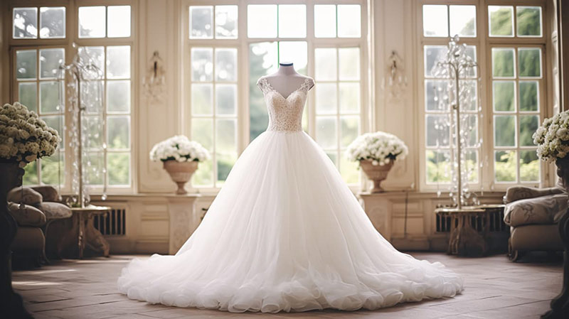 プリンセスラインのウェディングドレスの魅力や選び方を徹底解説！